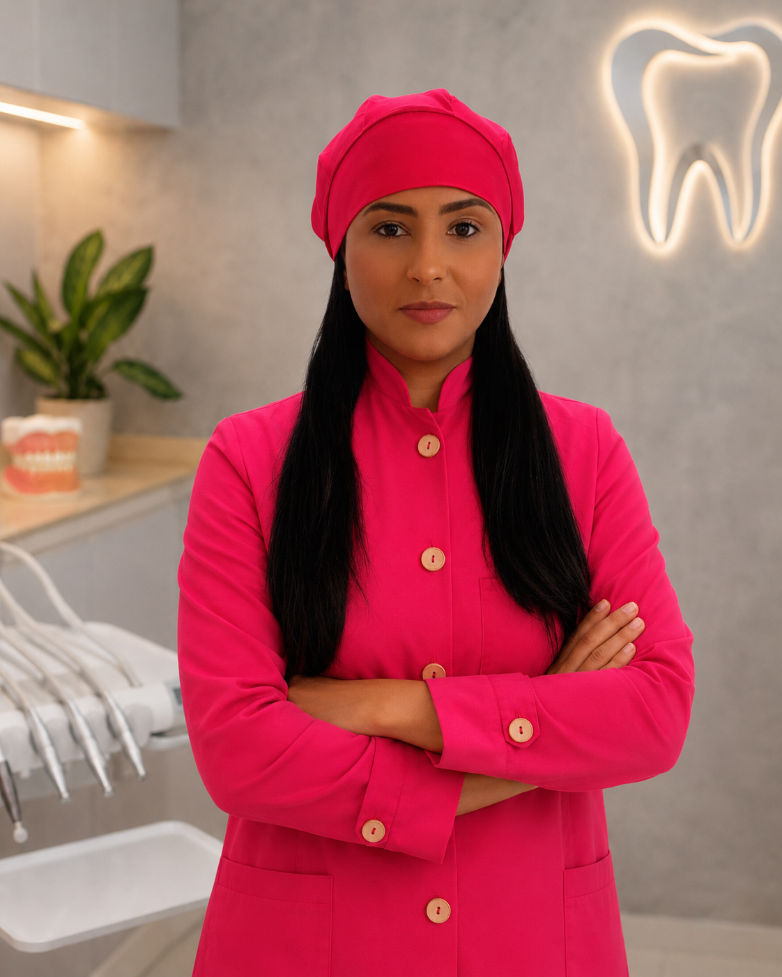 Dra. Claudia, cirurgiã dentista da Oral Clinic em Salvador